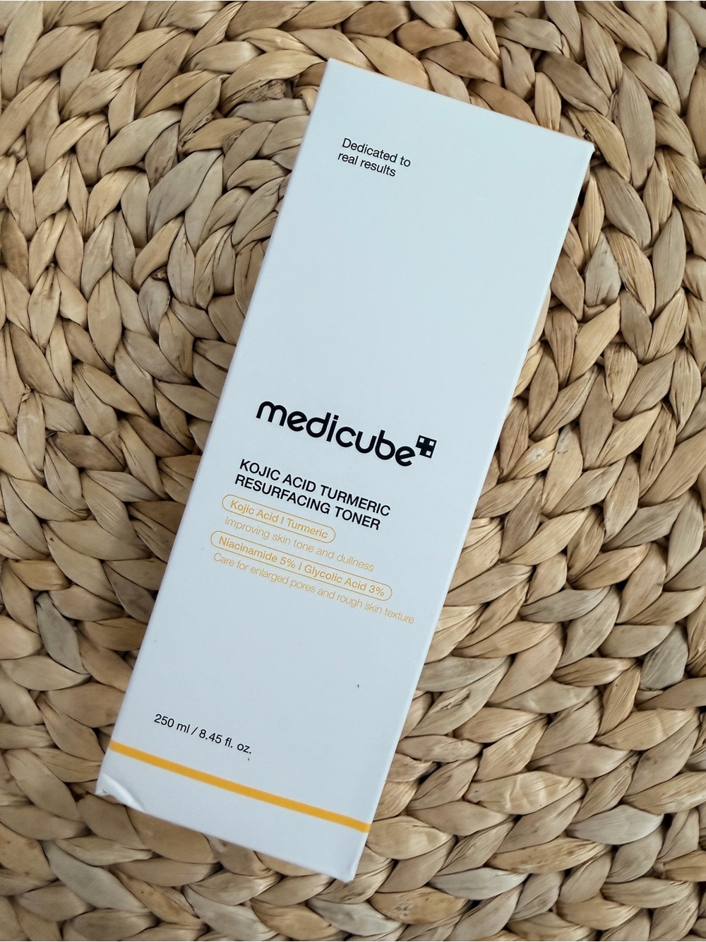 NIB Medicube Kojic Acid Turmeric Resurfacing Toner Niacinamide Glycolic Acid